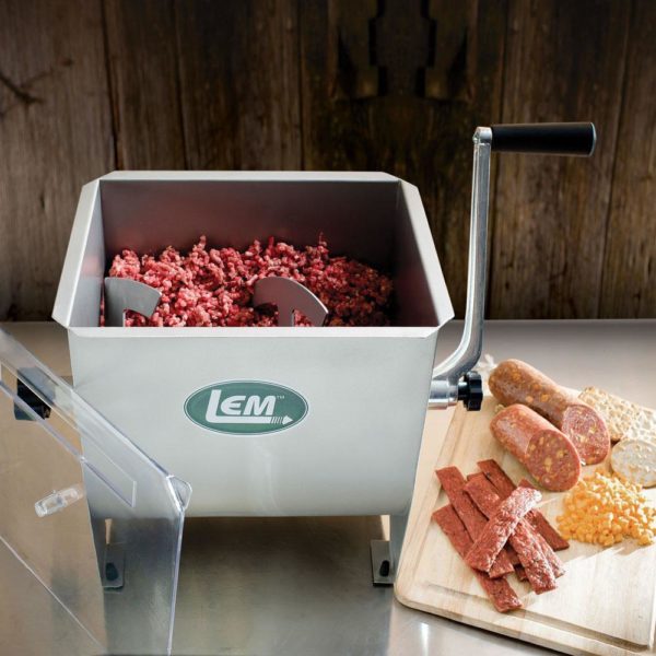 Big Bite® Fixed Position Manual Meat Mixer, 20lb capacity