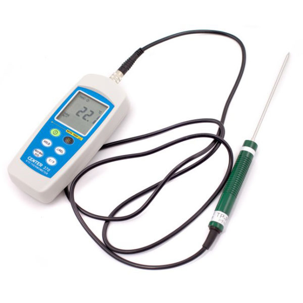 Portable Waterproof RTD thermometers with single input and standard probe