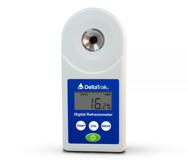 Réfractomètre numérique portatif DeltaTrak, échelle 0 à 55% brix-0