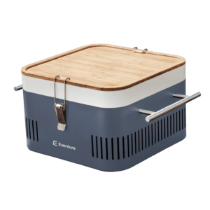 CUBE™ Portable Charcoal Barbecue from Everdure, graphite